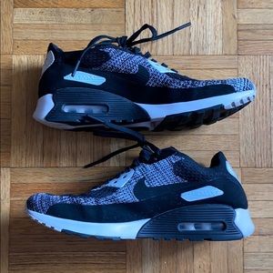 Nike Airmax 90SE flyknit black/white women’s 9.5